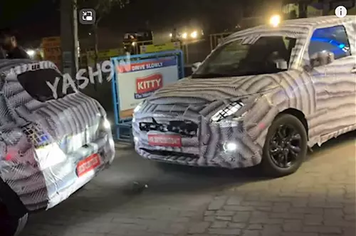 New Maruti Suzuki Swift spied testing in India